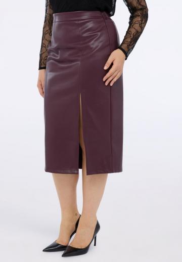 Кожаная юбка