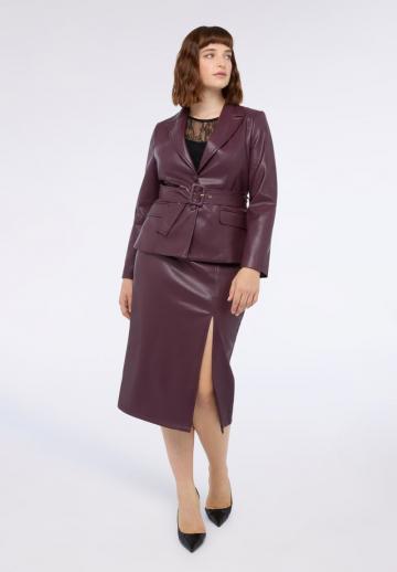 Кожаная юбка