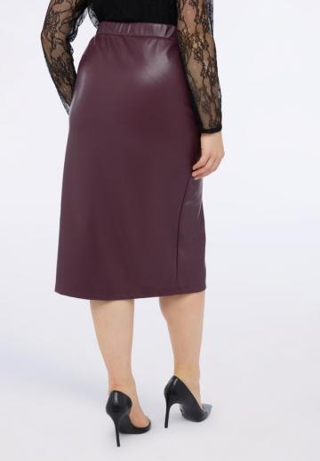 Кожаная юбка