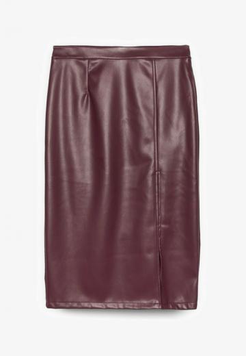 Кожаная юбка