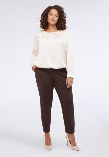 Атласная блузка