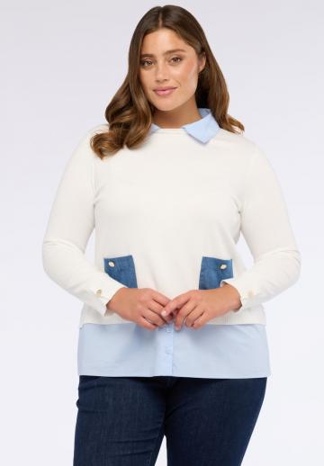 Длинный пуловер