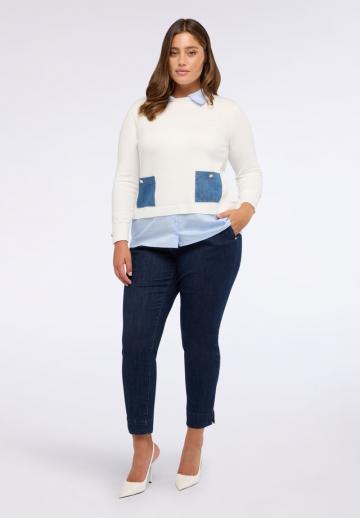 Длинный пуловер