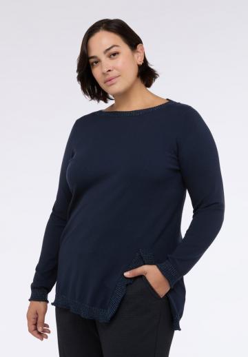 Длинный пуловер