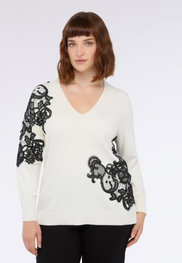 Длинный пуловер