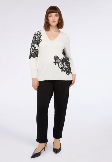 Длинный пуловер