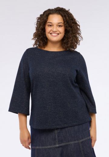 Пуловер с рукавом три четверти