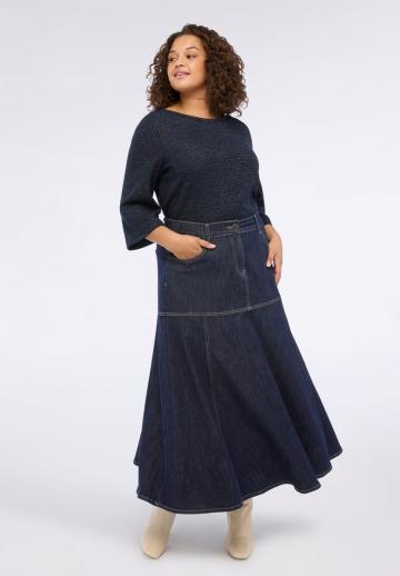 Пуловер с рукавом три четверти