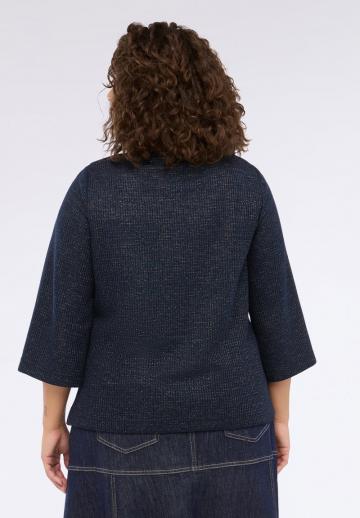 Пуловер с рукавом три четверти