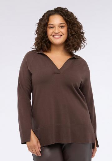 Длинный пуловер