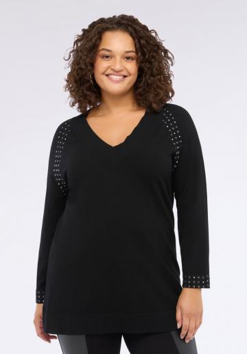 Длинный пуловер