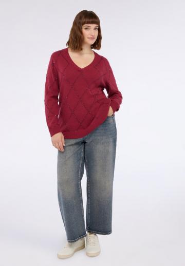 Длинный пуловер