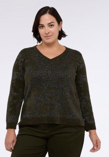 Длинный пуловер