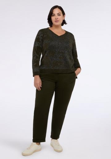 Длинный пуловер