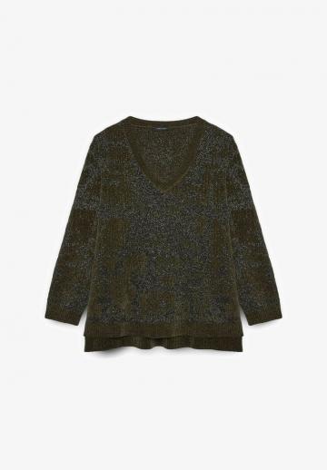 Длинный пуловер