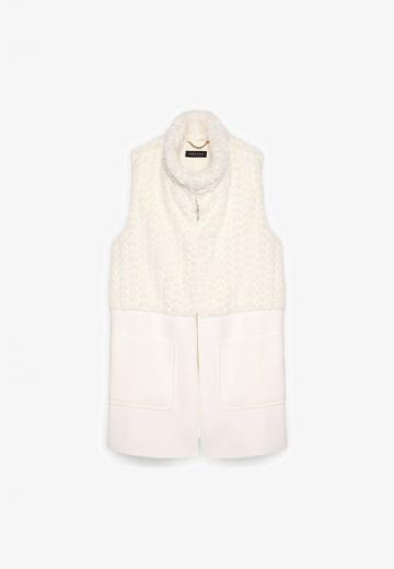 Длинный жилет