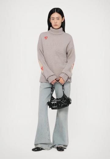 Длинный пуловер