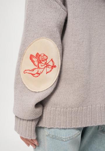 Длинный пуловер