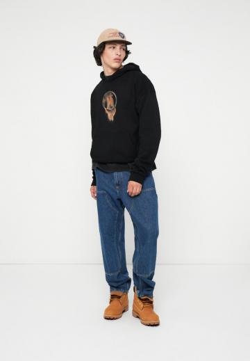 Пуловер с капюшоном