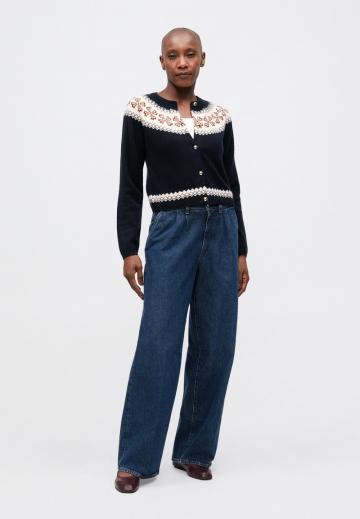 Жаккардовая кофта