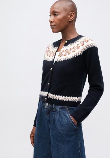 Жаккардовая кофта
