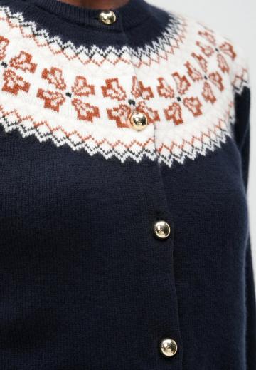 Жаккардовая кофта