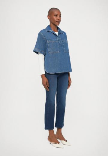 Джинсовая блузка