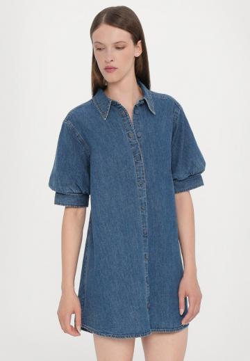 Джинсовое платье
