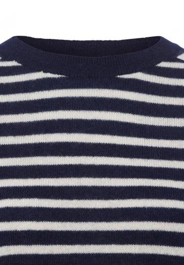 Пуловер в полоску