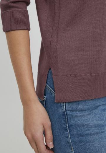 Пуловер с рукавом три четверти