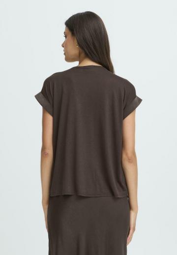 Атласная блузка