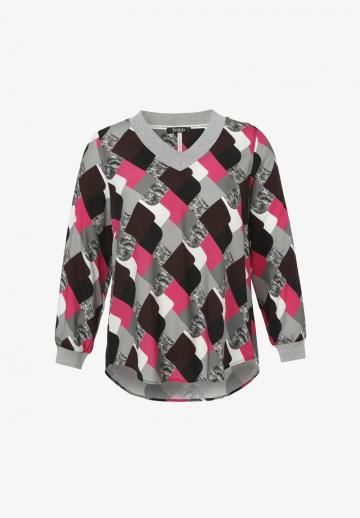 Атласная блузка