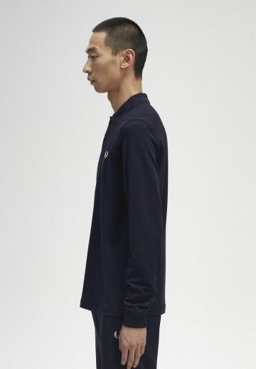 Поло с длинным рукавом