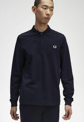 Поло с длинным рукавом