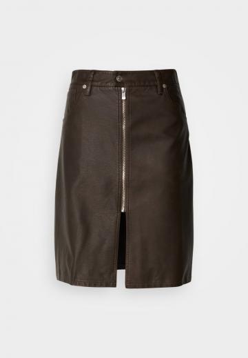 Кожаная юбка