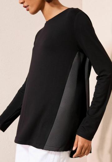 Атласная блузка