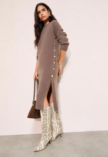 Вязаное платье