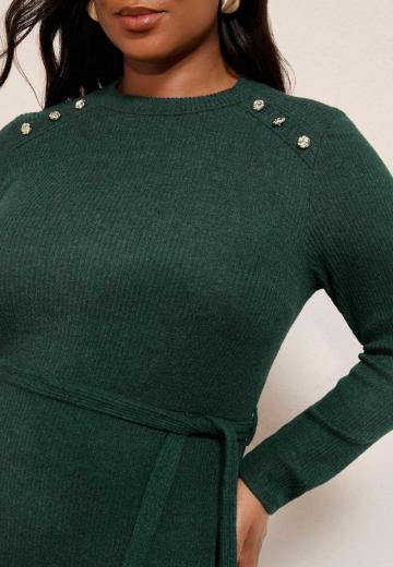 Вязаное платье