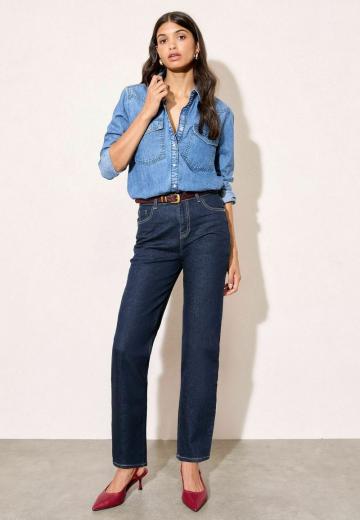 Прямые джинсы