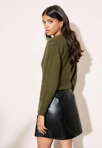 Кожаная юбка