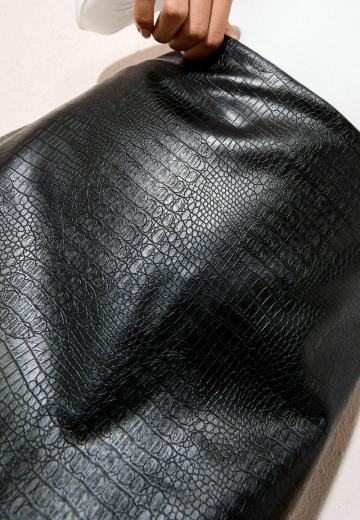 Кожаная юбка