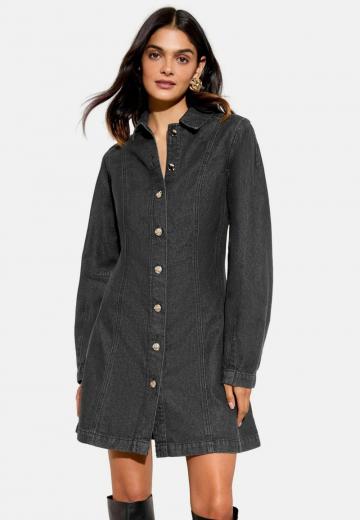 Джинсовое платье