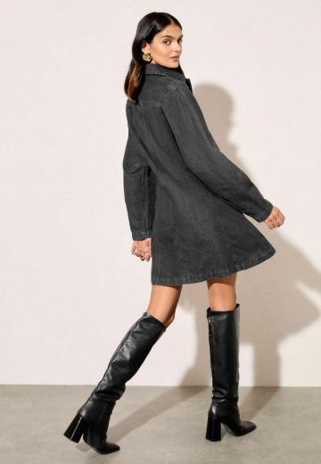 Джинсовое платье