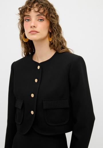 Блейзер с накладными карманами