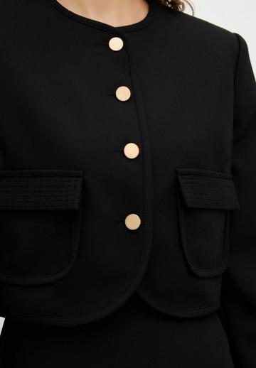 Блейзер с накладными карманами