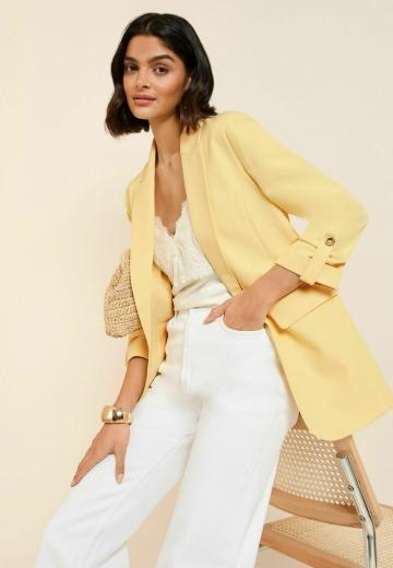 Длинный блейзер