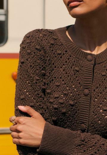 Вязаная кофта