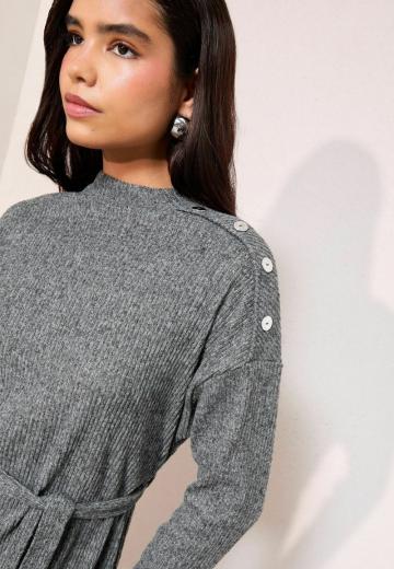 Вязаное платье