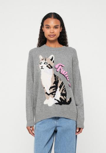 Длинный пуловер