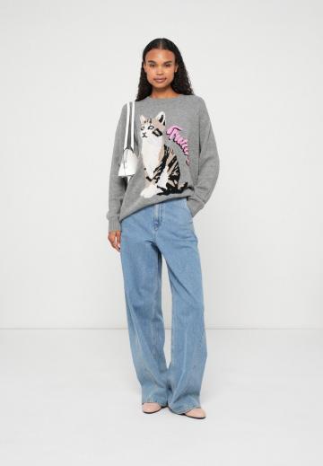 Длинный пуловер